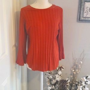 Shirt 3/4 bell sleeves petite large